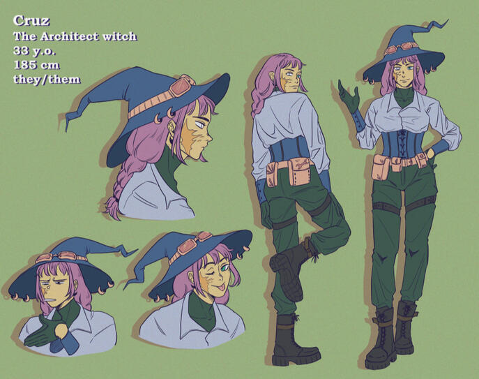 Cruz character sheet